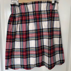 Lauren James Plaid Skirt